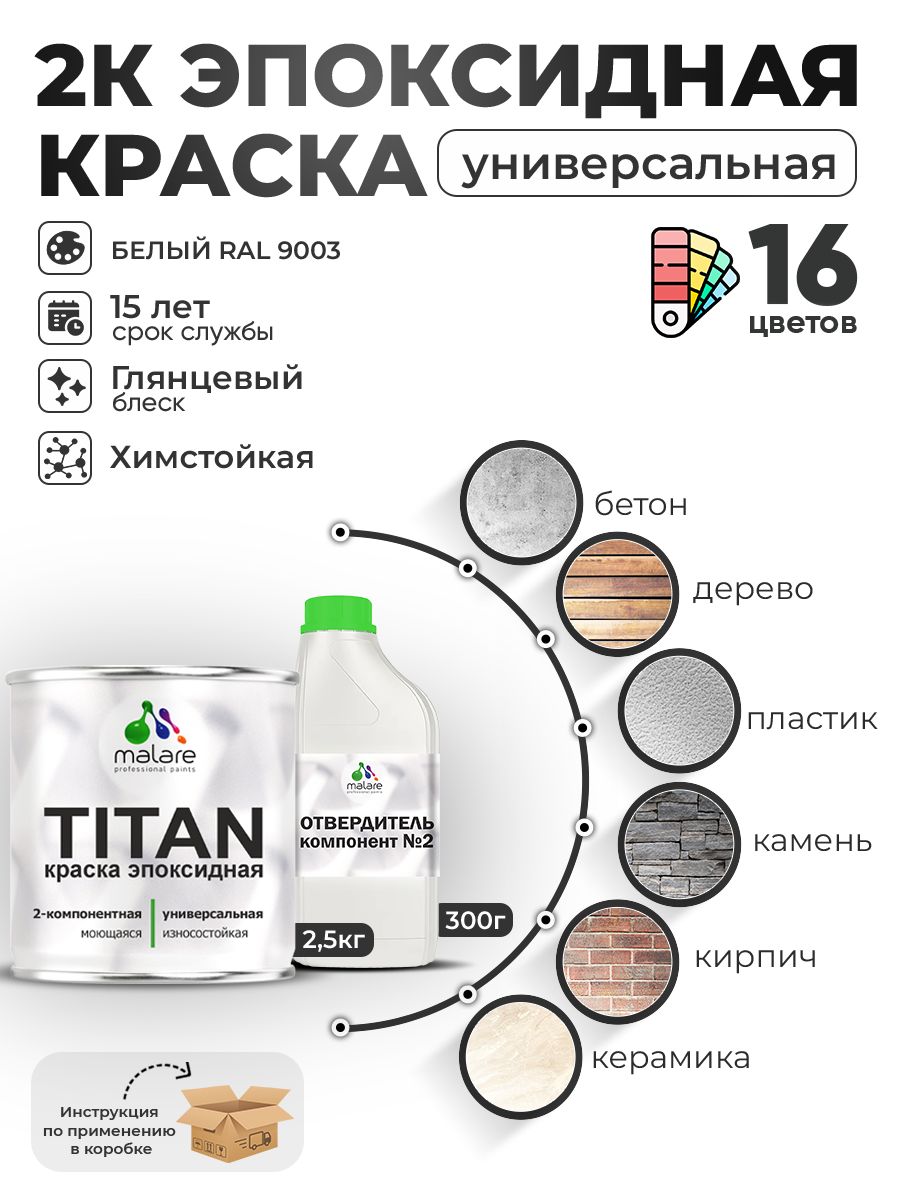 Эпоксидная универсальная краска Malare TITAN