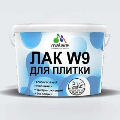 Акриловый водный лак для плитки Malare