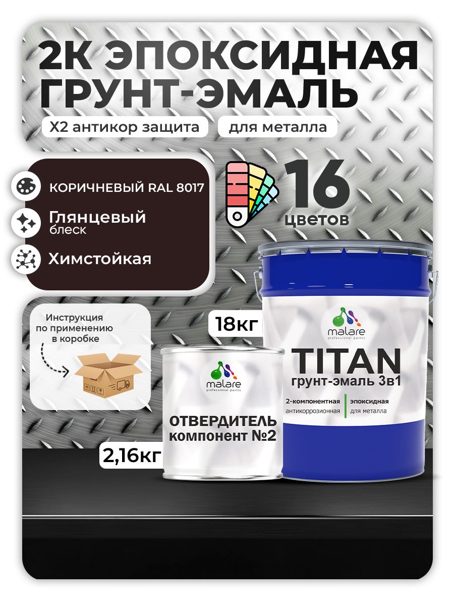 Эпоксидная грунт-эмаль для металлических поверхностей Malare TITAN
