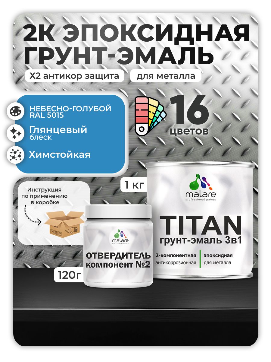 Эпоксидная грунт-эмаль для металлических поверхностей Malare TITAN