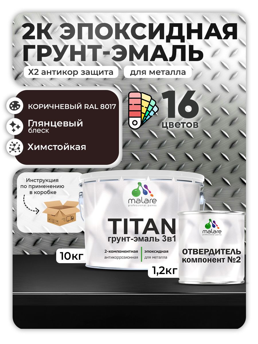 Эпоксидная грунт-эмаль для металлических поверхностей Malare TITAN