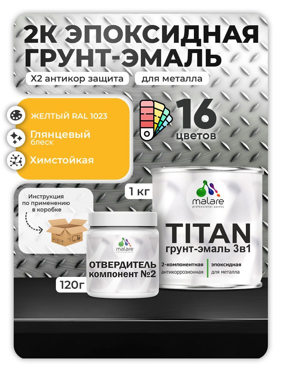 Эпоксидная грунт-эмаль для металлических поверхностей Malare TITAN