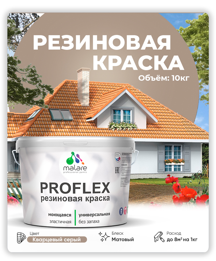Акриловая универсальная краска Malare PROFLEX