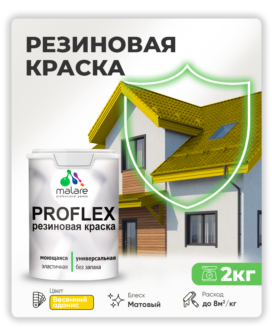 Акриловая универсальная краска Malare PROFLEX