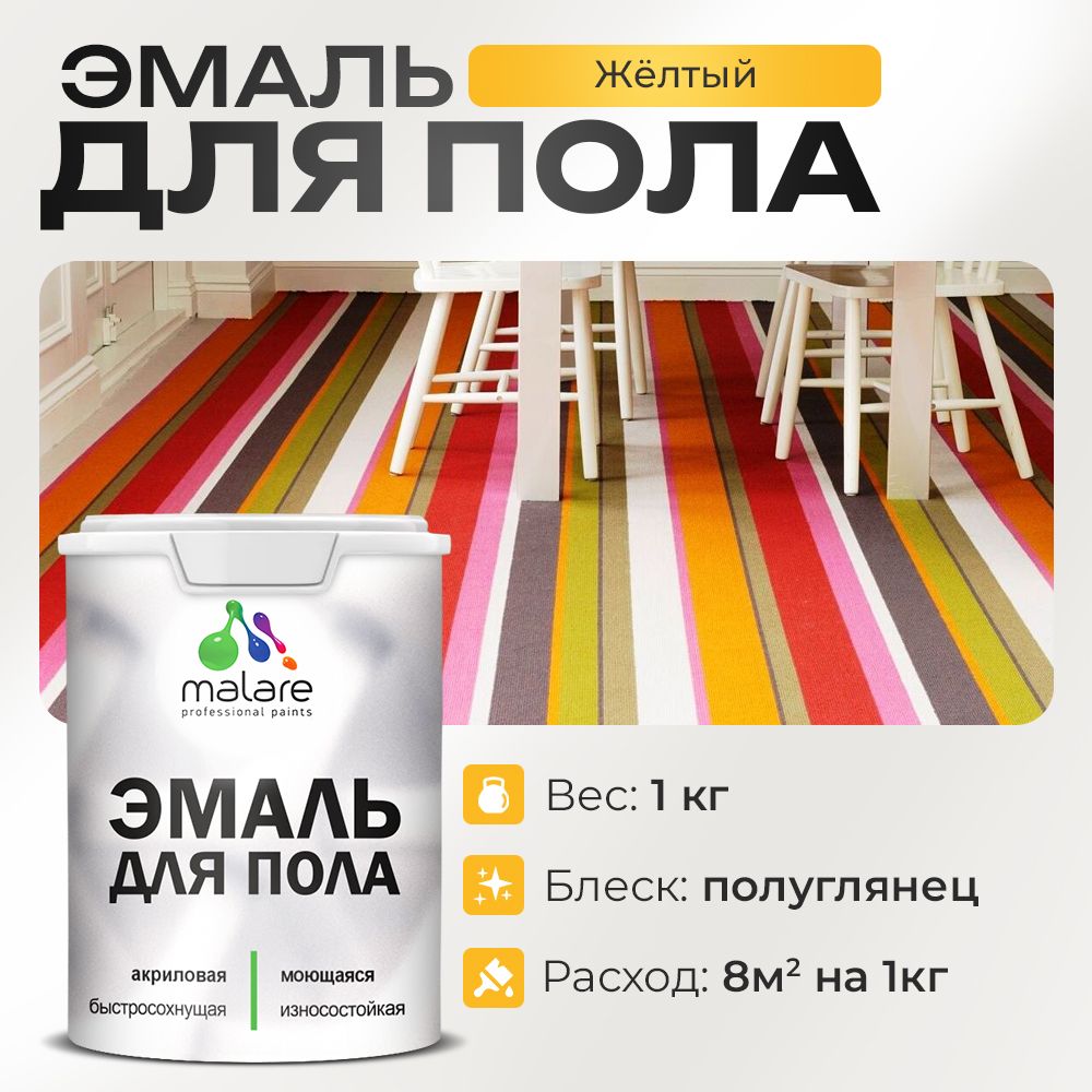 Акриловая эмаль для пола Malare