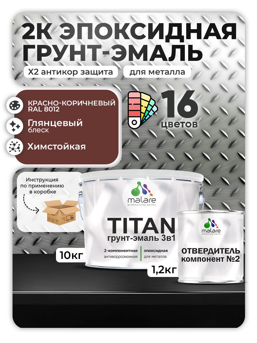 Эпоксидная грунт-эмаль для металлических поверхностей Malare TITAN