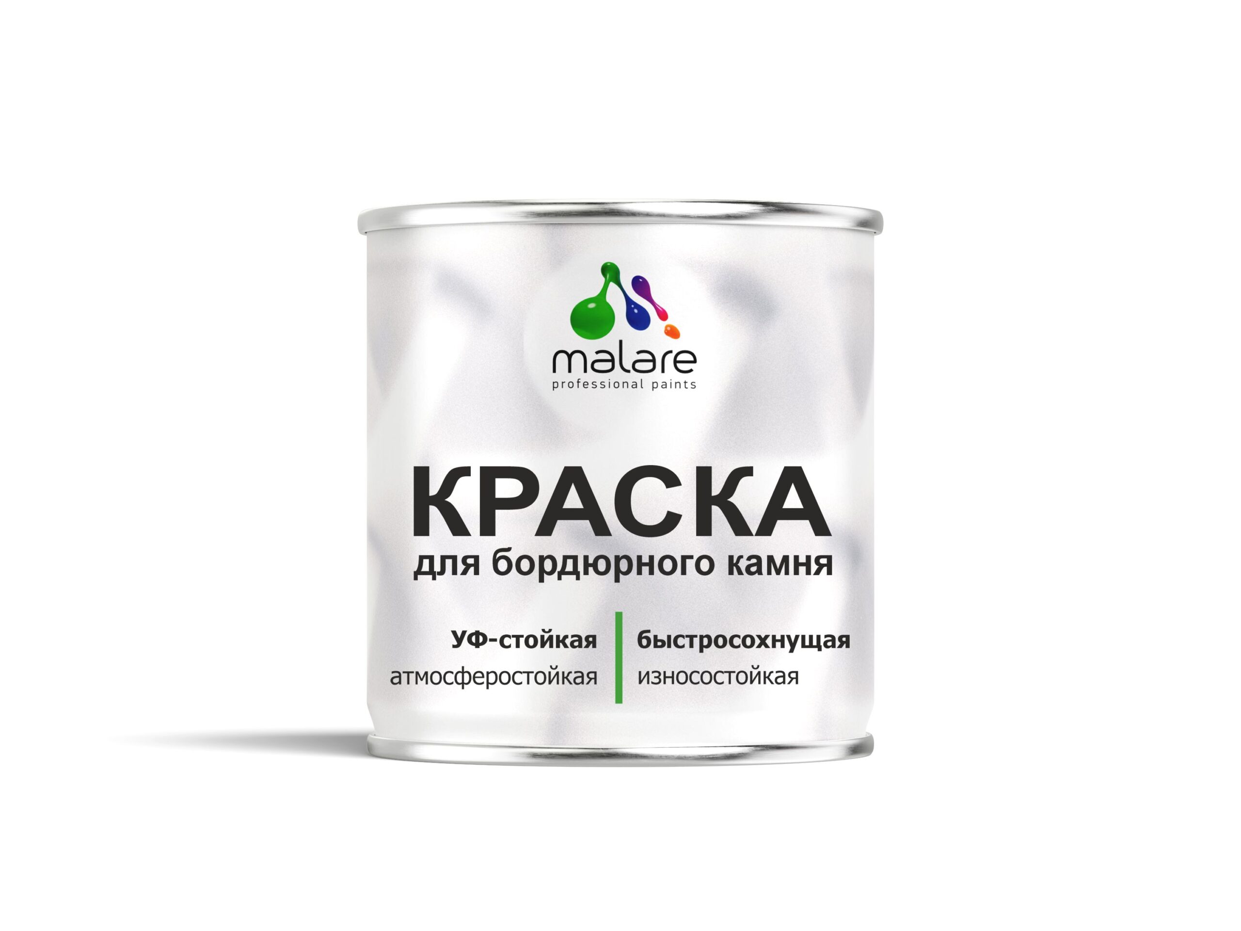 Акрилсополимерная краска для бордюрного камня Malare