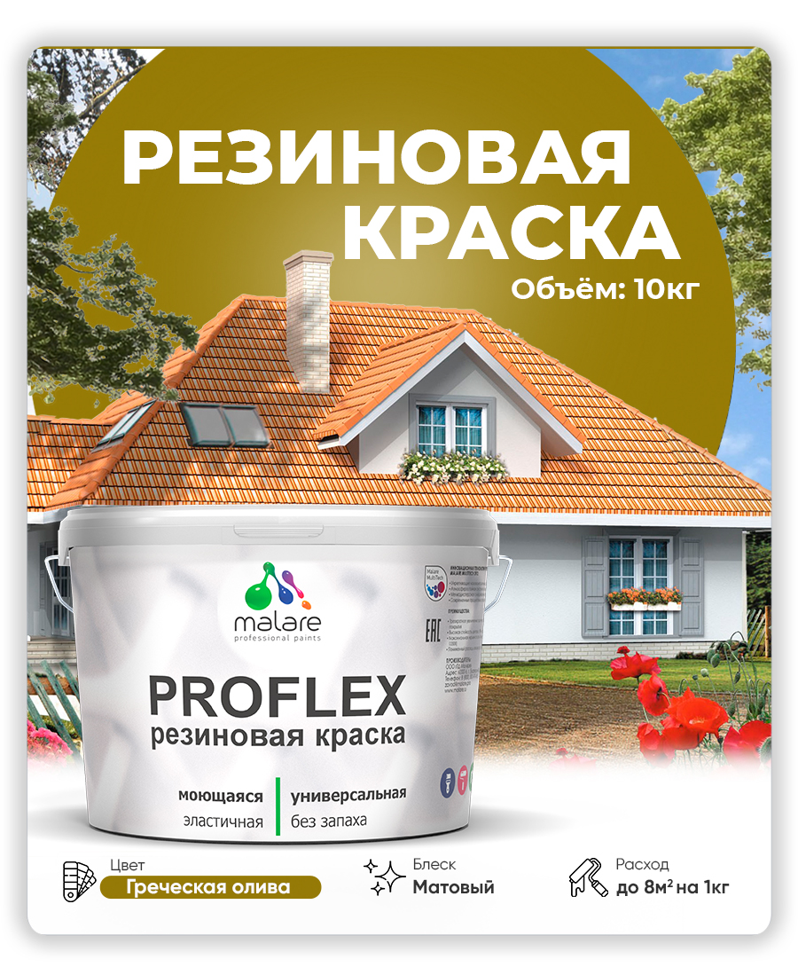 Акриловая универсальная краска Malare PROFLEX