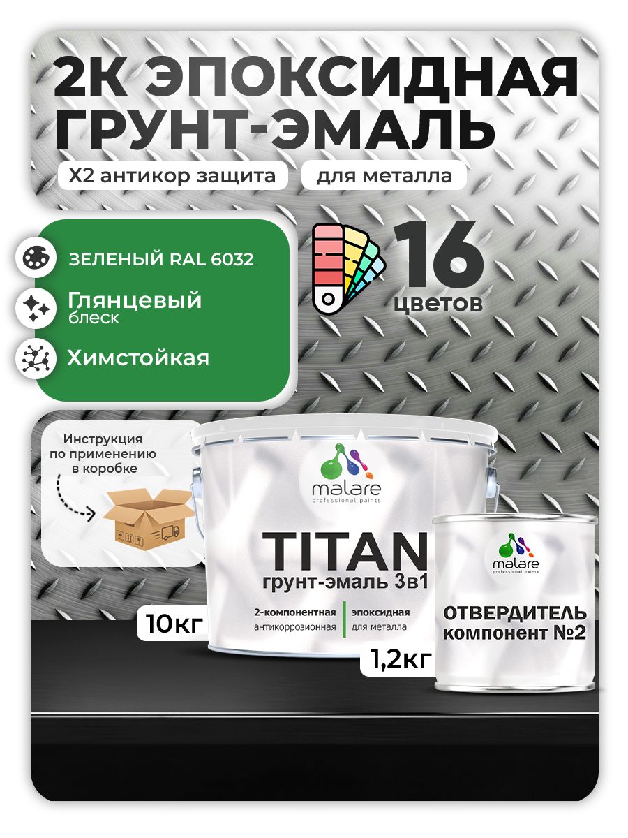 Эпоксидная грунт-эмаль для металлических поверхностей Malare TITAN