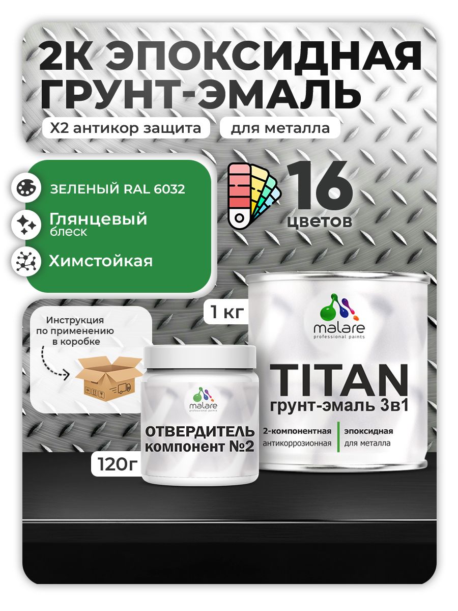 Эпоксидная грунт-эмаль для металлических поверхностей Malare TITAN