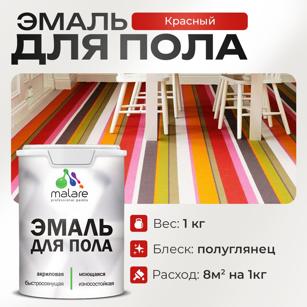Акриловая эмаль для пола Malare