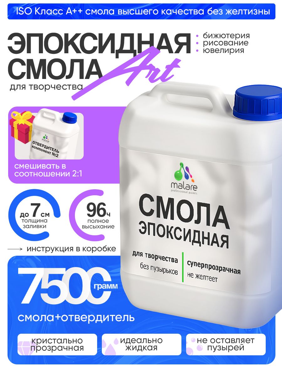 Эпоксидная смола для творчества Malare