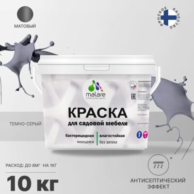 Акриловая краска для садовой мебели Malare