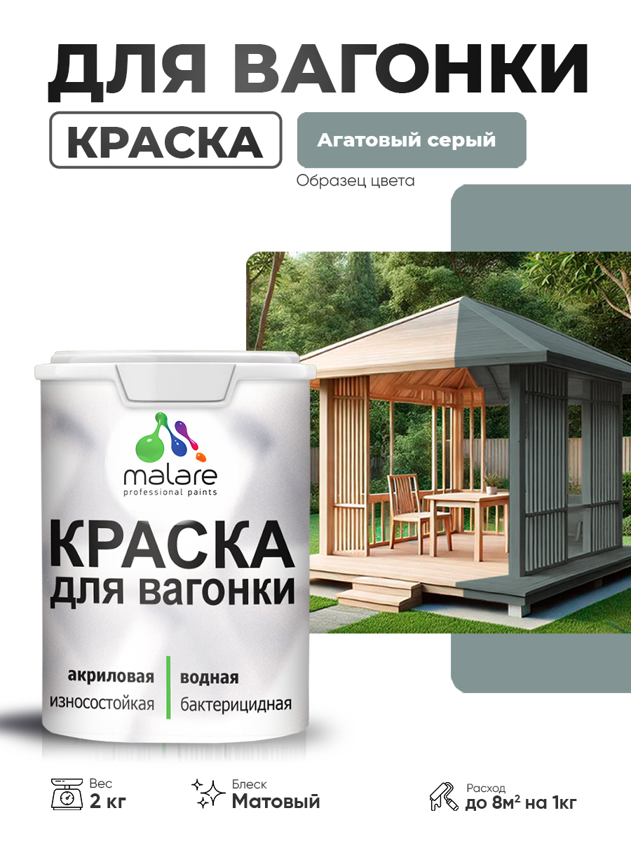 Акриловая краска для вагонки Malare