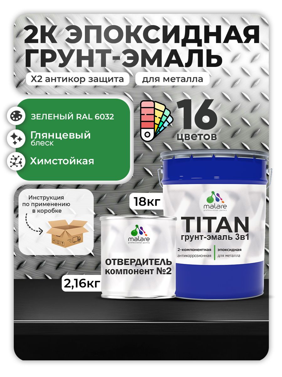 Эпоксидная грунт-эмаль для металлических поверхностей Malare TITAN