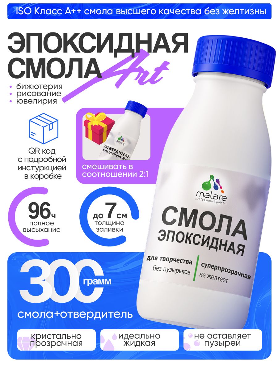 Эпоксидная смола для творчества Malare