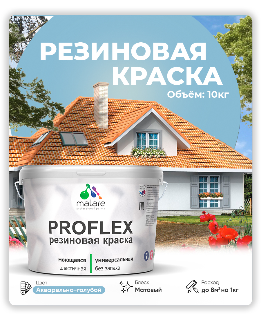 Акриловая универсальная краска Malare PROFLEX