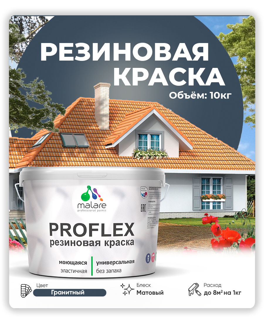 Акриловая универсальная краска Malare PROFLEX