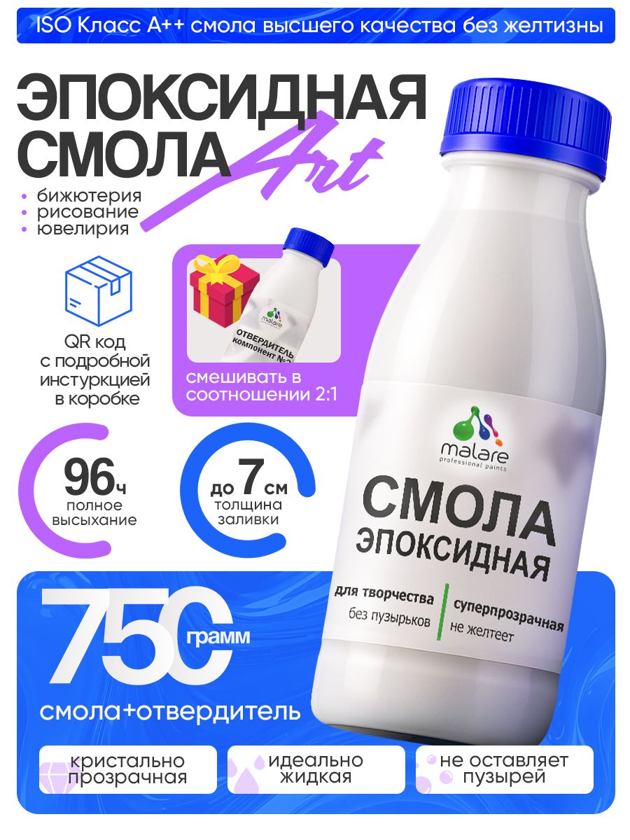 Эпоксидная смола для творчества Malare