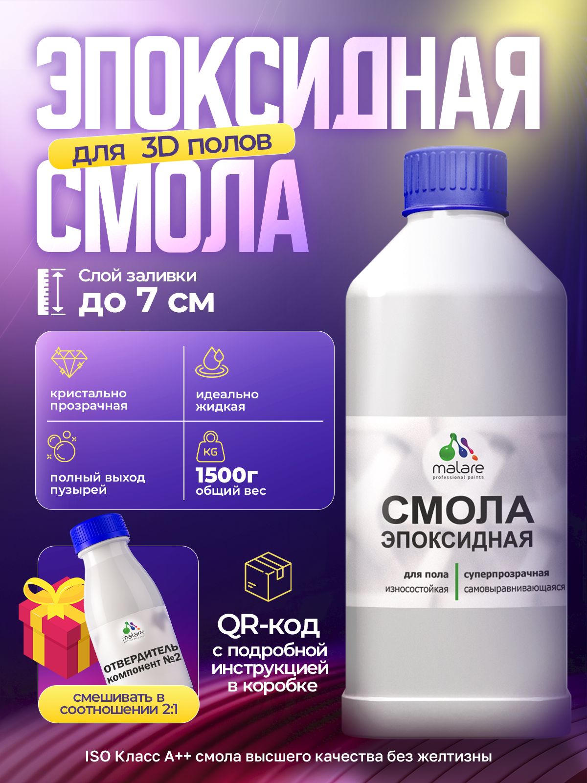 Эпоксидная смола для пола Malare
