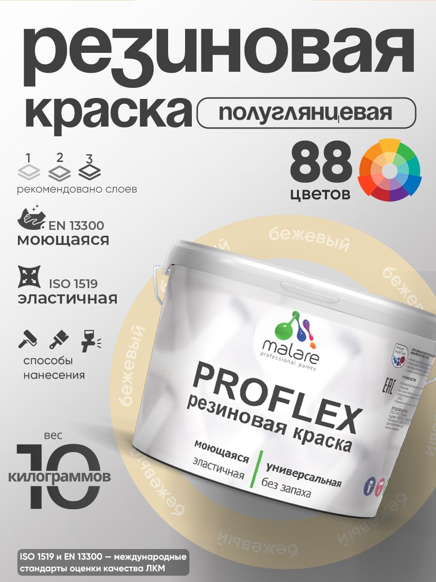 Латексная универсальная краска Malare PROFLEX