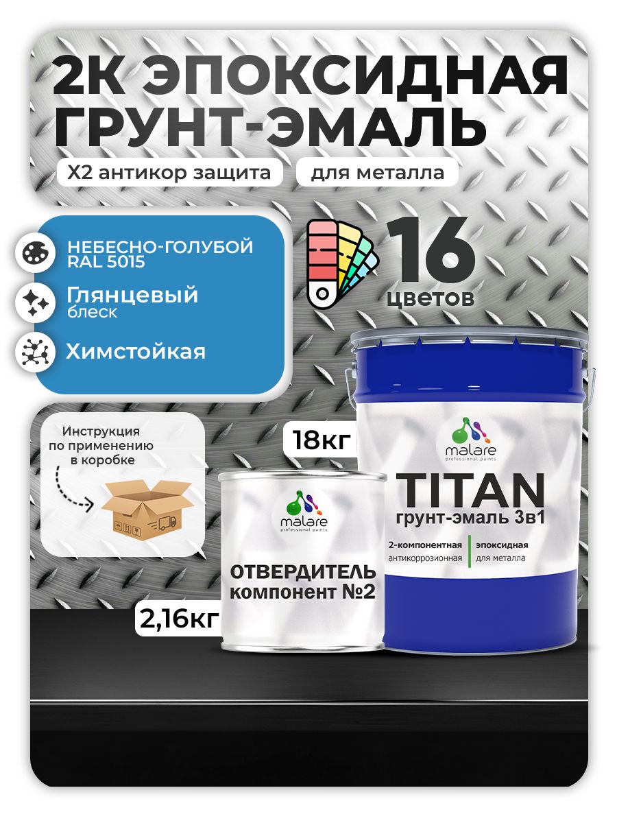 Эпоксидная грунт-эмаль для металлических поверхностей Malare TITAN