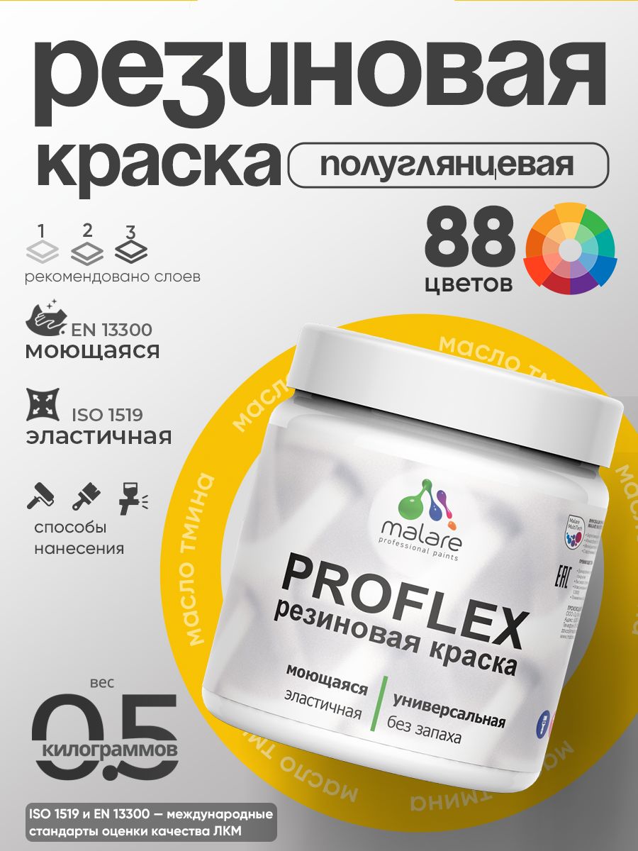 Латексная универсальная краска Malare PROFLEX