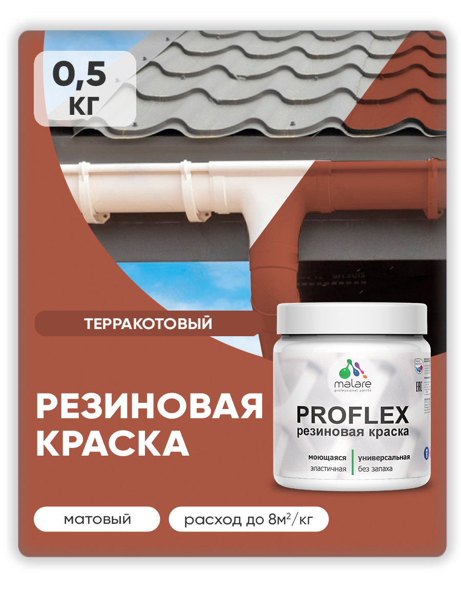 Акриловая универсальная краска Malare PROFLEX