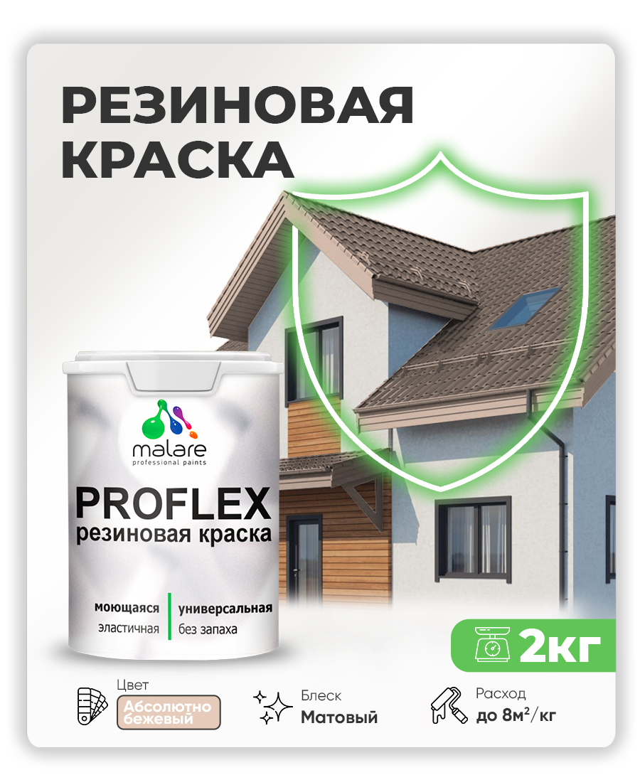 Акриловая универсальная краска Malare PROFLEX