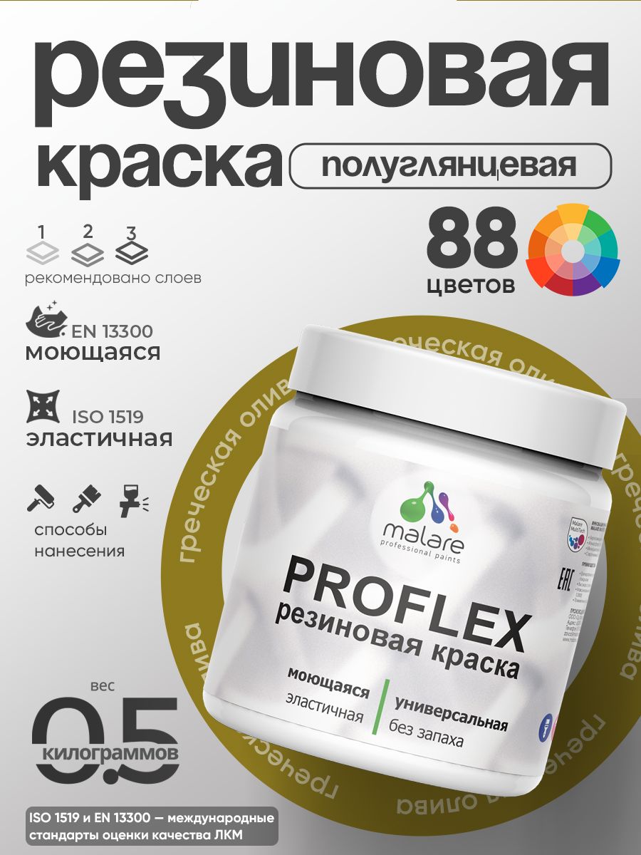 Латексная универсальная краска Malare PROFLEX