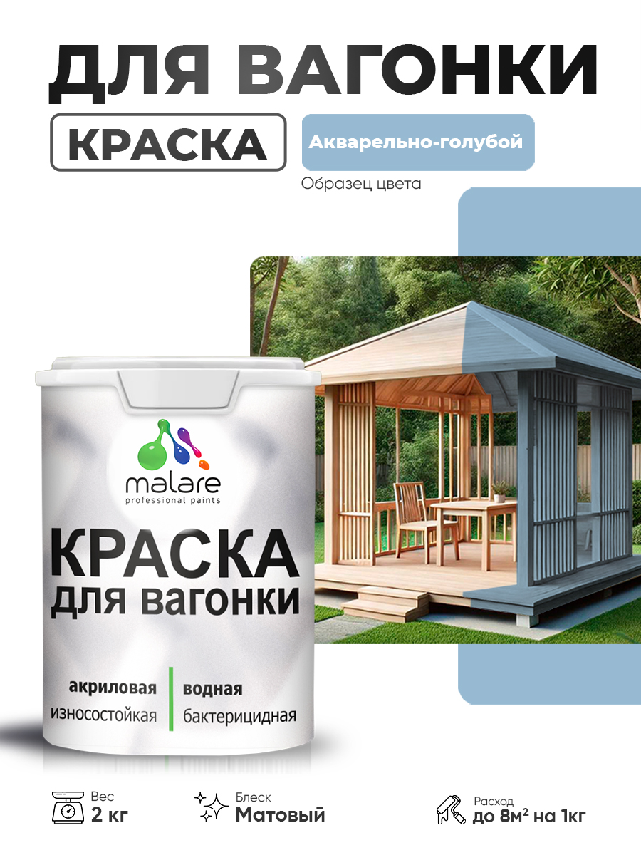 Акриловая краска для вагонки Malare