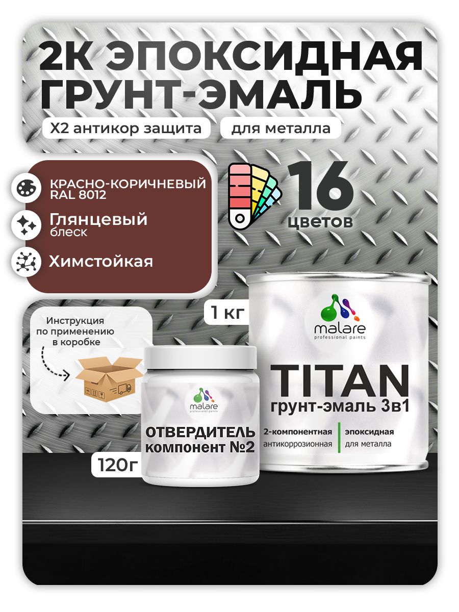 Эпоксидная грунт-эмаль для металлических поверхностей Malare TITAN