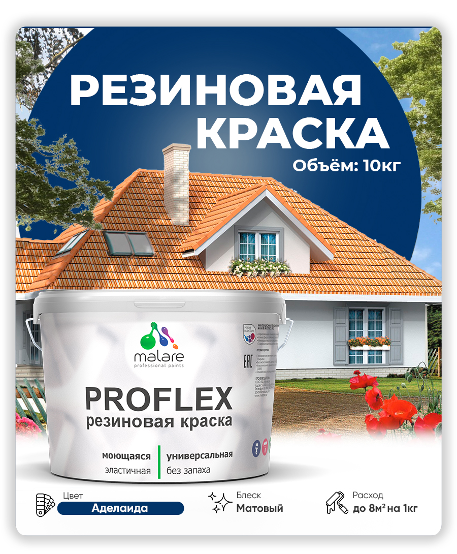 Акриловая универсальная краска Malare PROFLEX
