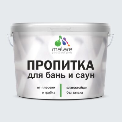 Акриловая пропитка для бань и саун Malare