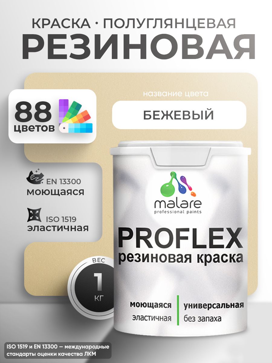 Латексная универсальная краска Malare PROFLEX