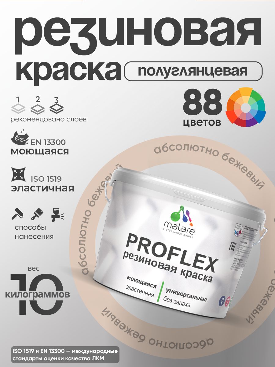 Латексная универсальная краска Malare PROFLEX