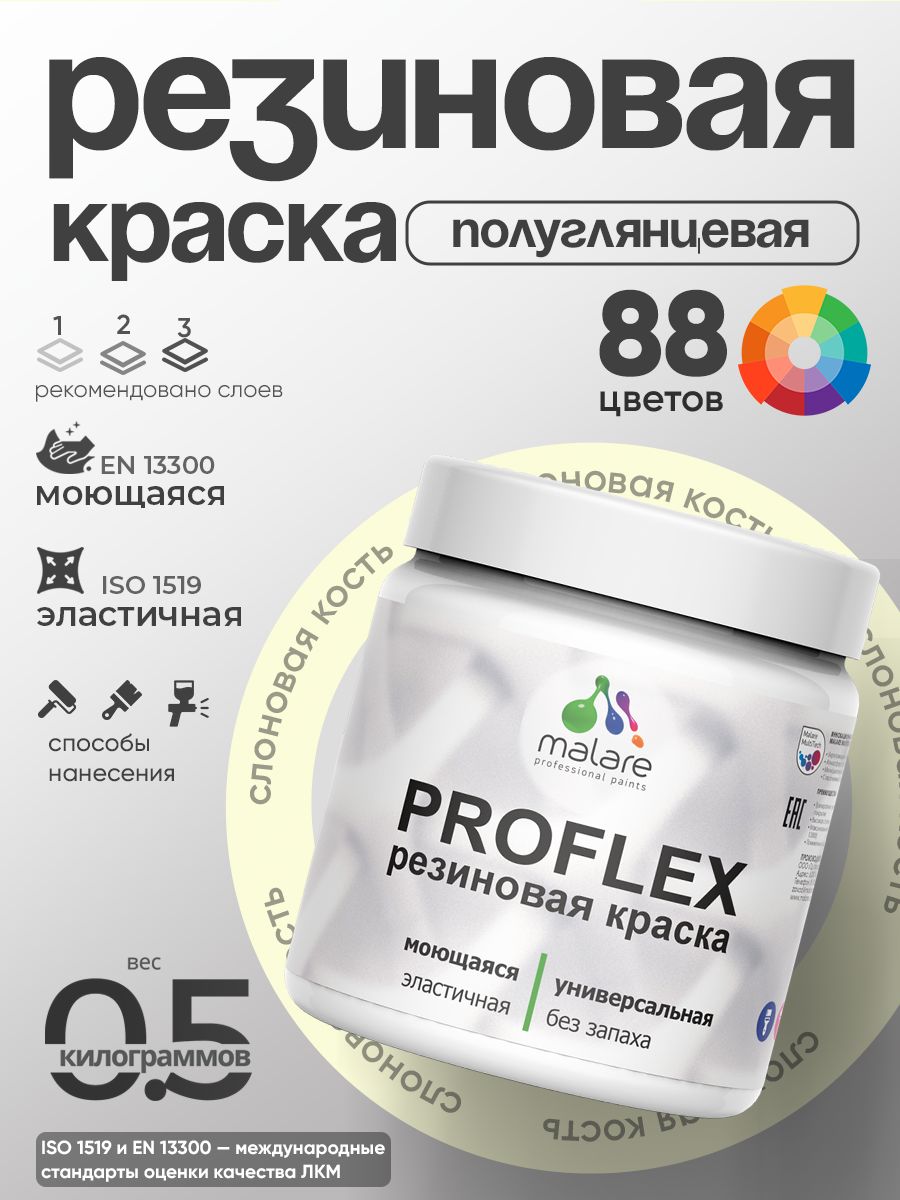 Латексная универсальная краска Malare PROFLEX