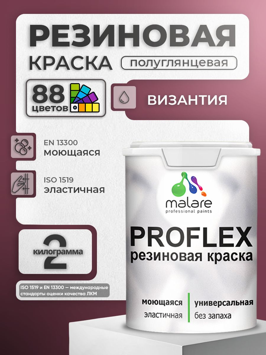 Латексная универсальная краска Malare PROFLEX