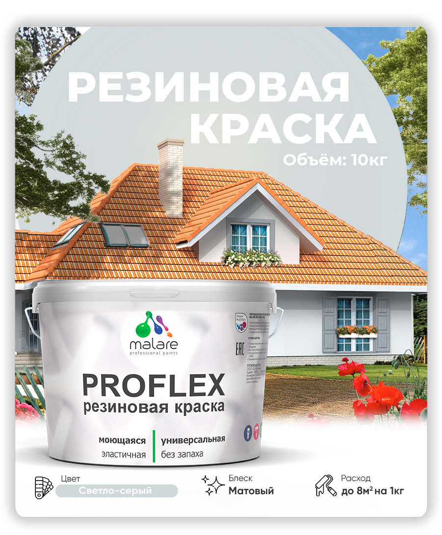 Акриловая универсальная краска Malare PROFLEX