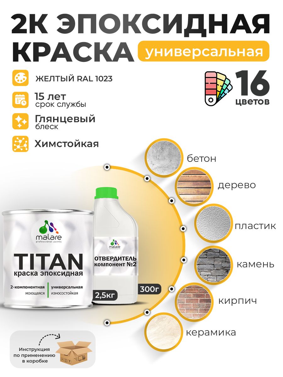 Эпоксидная универсальная краска Malare TITAN