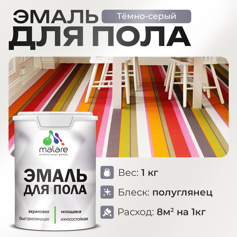 Акриловая эмаль для пола Malare