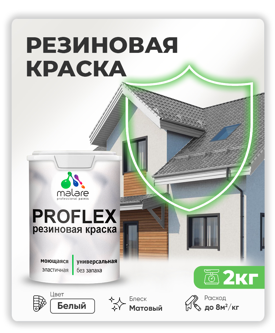 Акриловая универсальная краска Malare PROFLEX