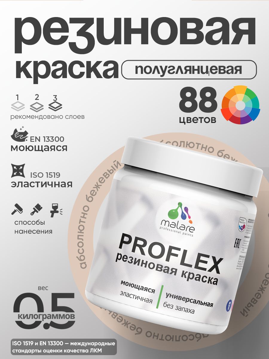 Латексная универсальная краска Malare PROFLEX