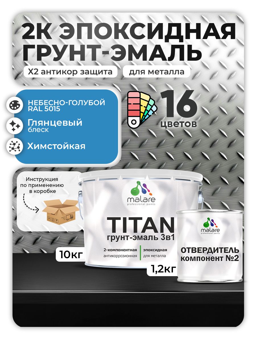 Эпоксидная грунт-эмаль для металлических поверхностей Malare TITAN