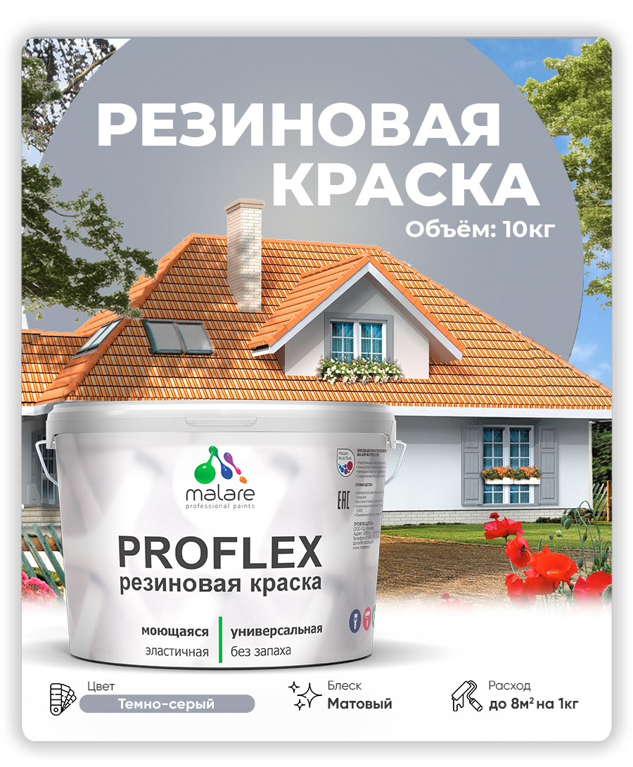 Акриловая универсальная краска Malare PROFLEX