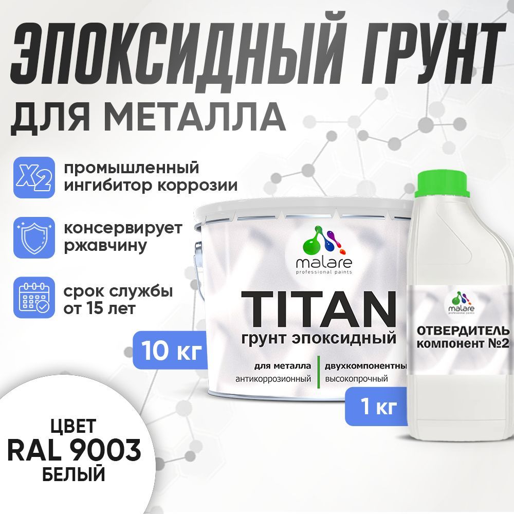 Эпоксидный грунт для металлических поверхностей Malare TITAN