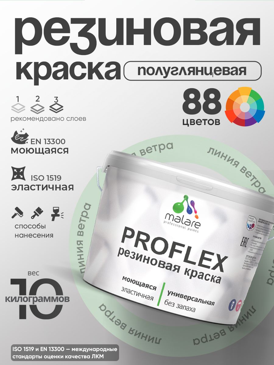 Латексная универсальная краска Malare PROFLEX