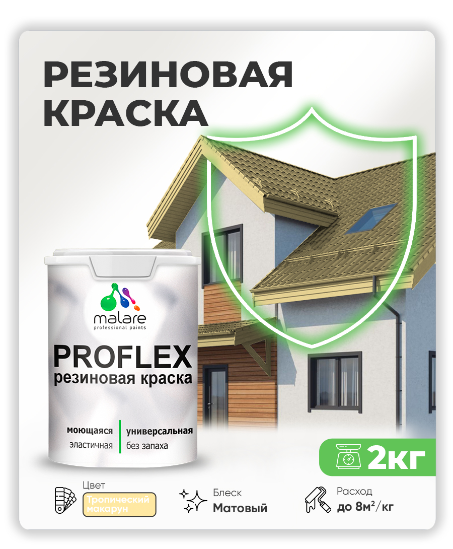 Акриловая универсальная краска Malare PROFLEX