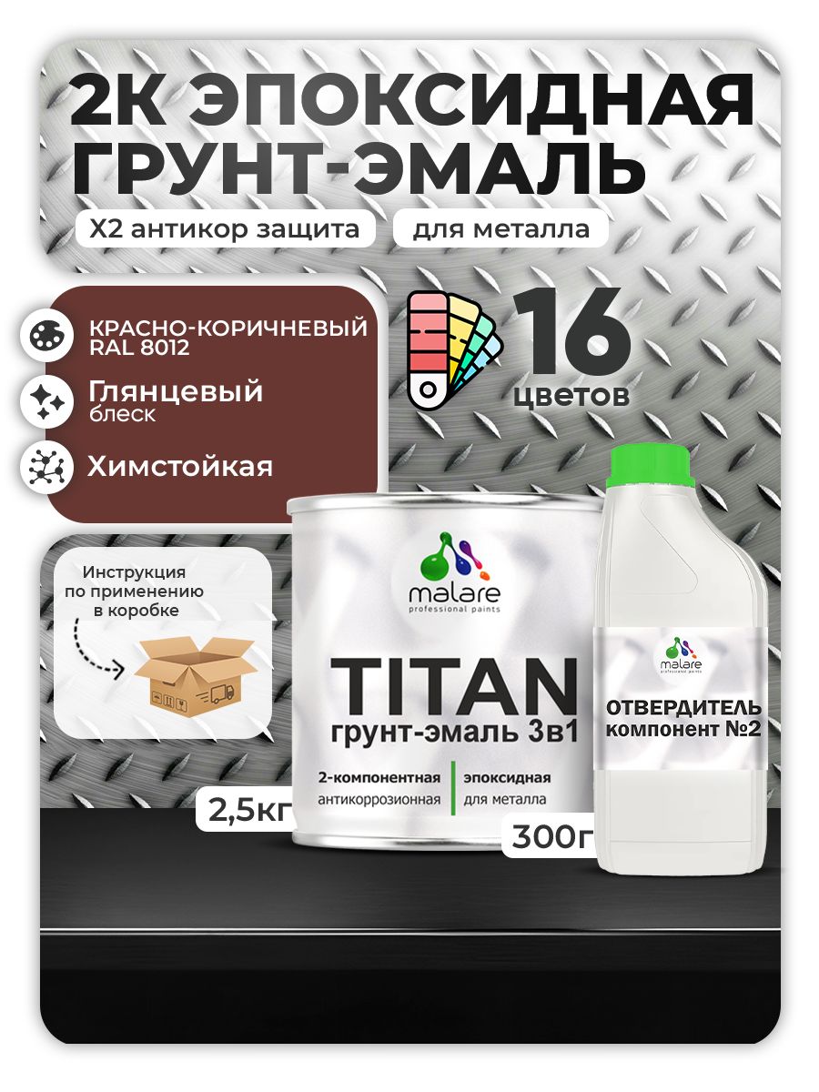 Эпоксидная грунт-эмаль для металлических поверхностей Malare TITAN
