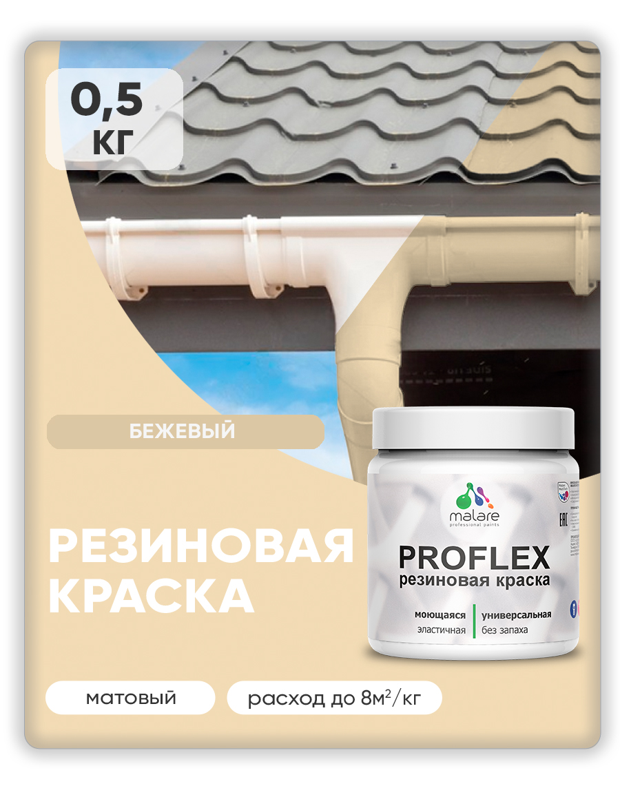 Акриловая универсальная краска Malare PROFLEX